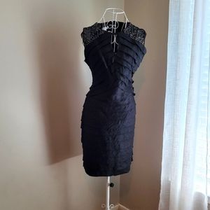 Black cocktail dress
